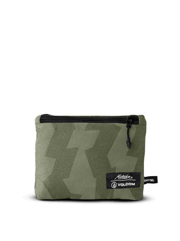 Volcom x Matador Packable Beach Towel in Volcom Wanderer Stripe Color 2