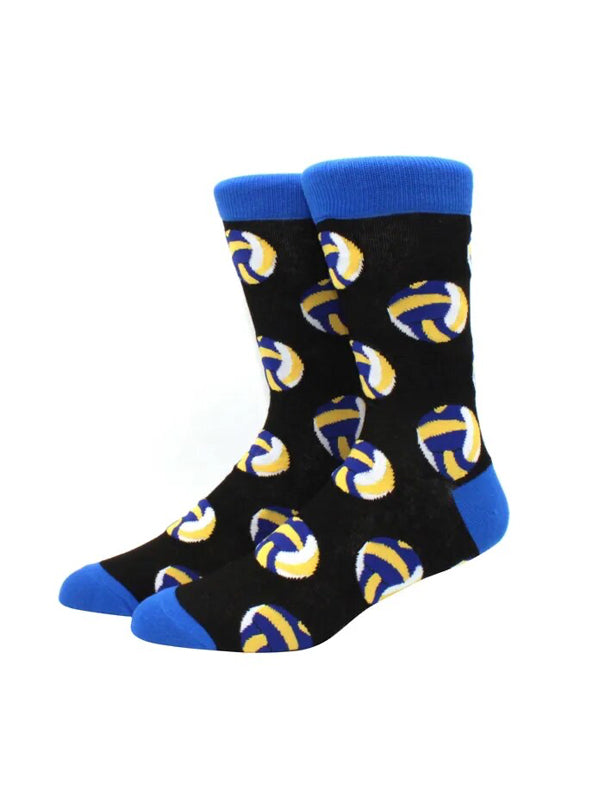 Volley Ball Print Socks