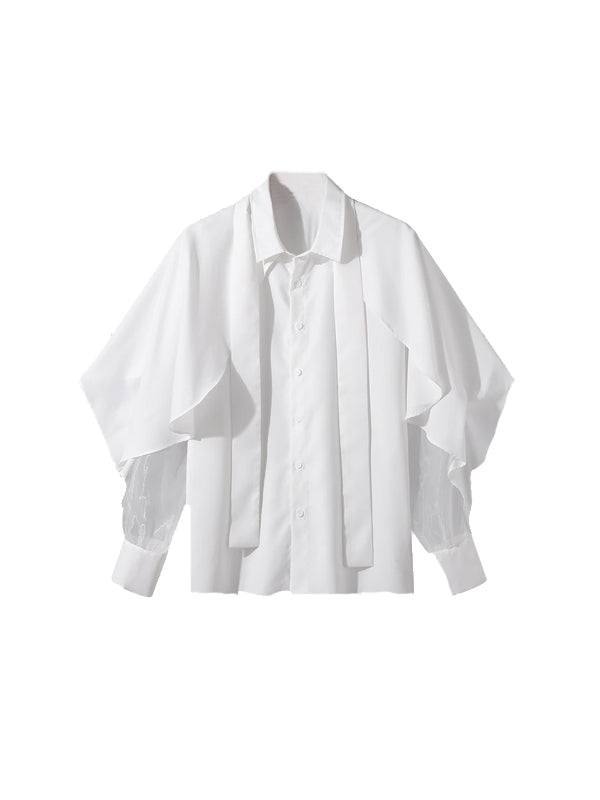 White Cape Style Shirt
