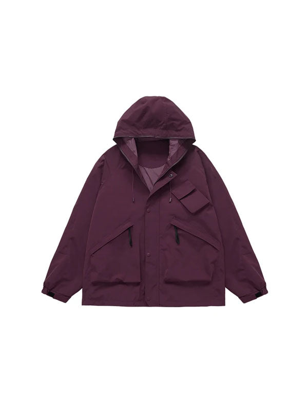 Purple clearance windbreaker jacket