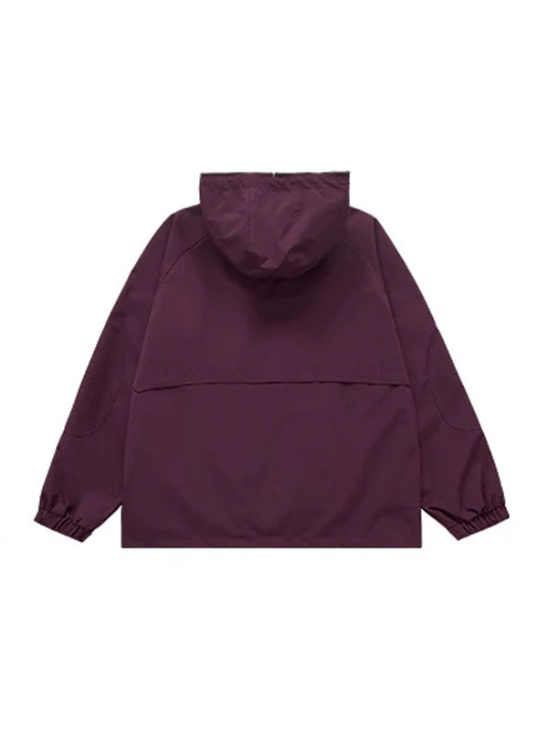 Windbreaker Jacket in Purple Color 2