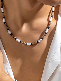 Wood & Clay Beads Necklace 2