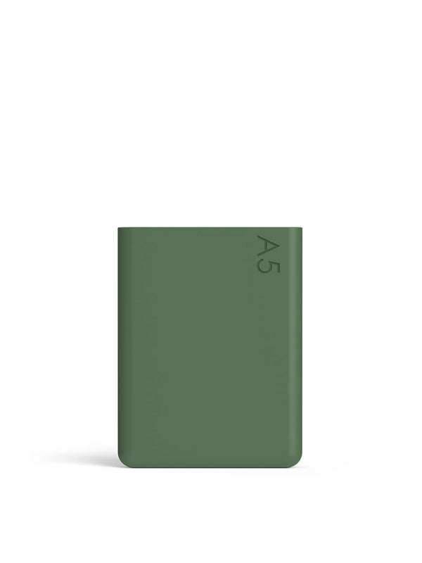 memobottle™ A5 Silicone Sleeve in Moss Green Color 2