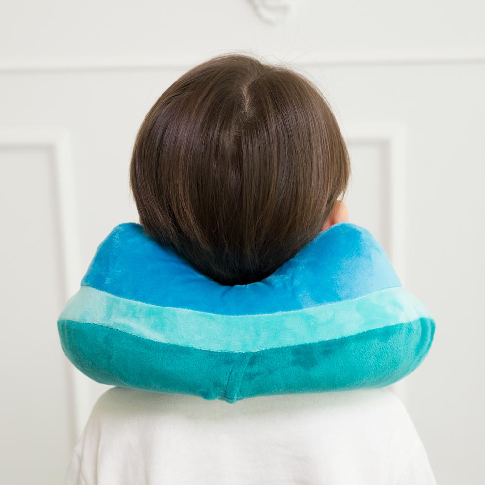 Travelmall Kid's Inflatable Neck Pillow With Patented 3D Pump, Rabbit Edition