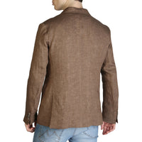 Yes Zee Linen Jacket  in Brown Color 2