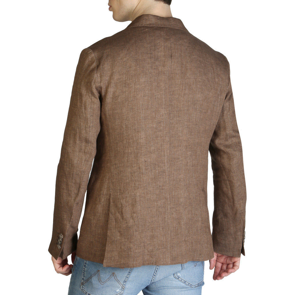Yes Zee Linen Jacket  in Brown Color 2