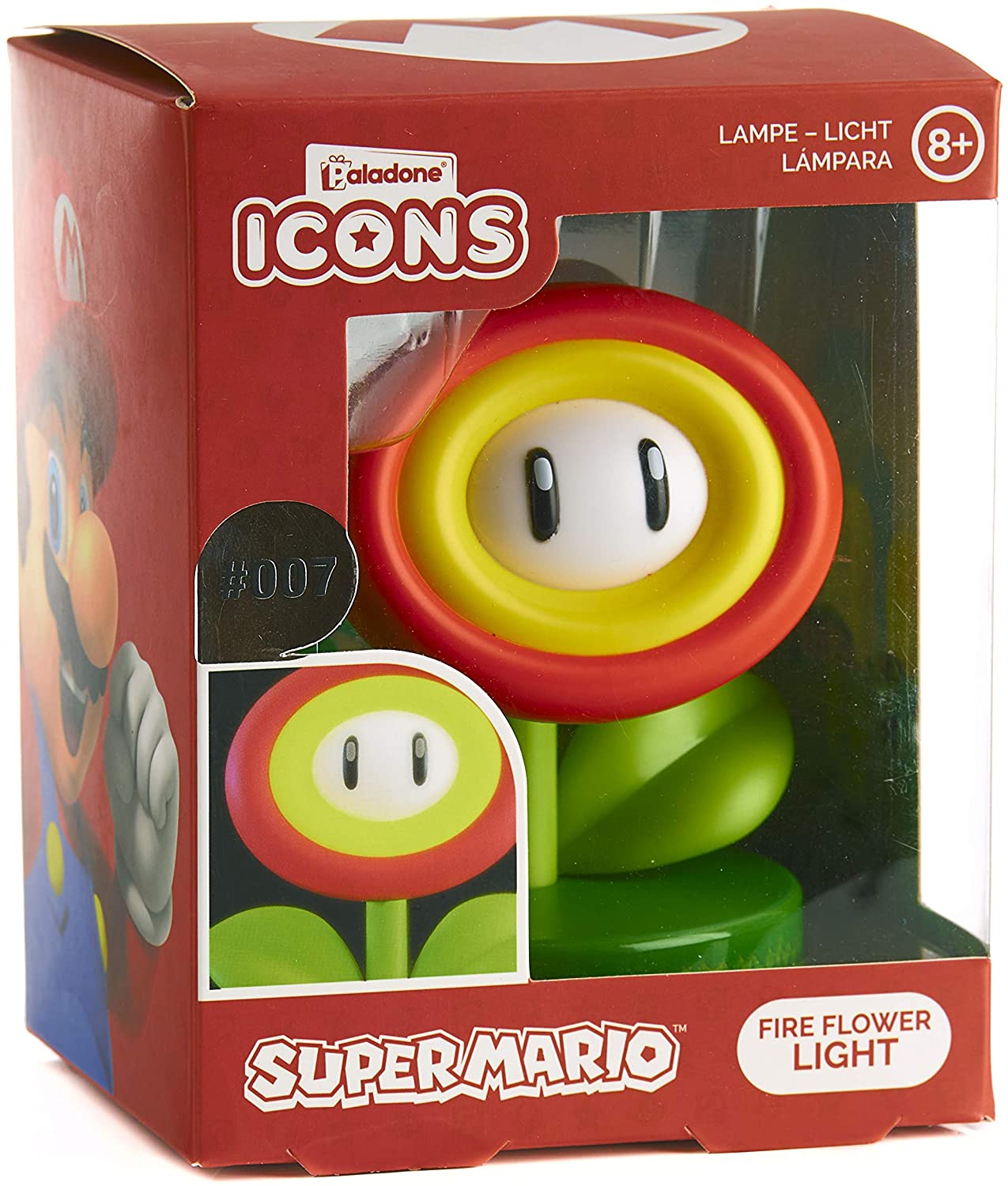 Paladone Super Mario Fire Flower Icon Light 5