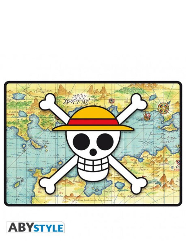 ABYstyle One Piece Gaming Mousepad Skull With Map