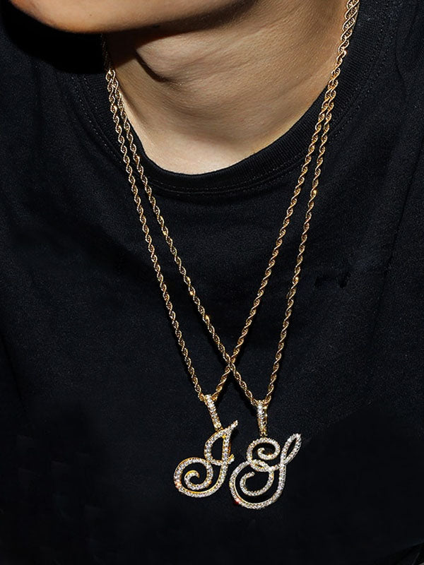 Alphabet Bling Necklace