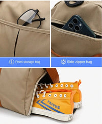Black Duffel Bag 6