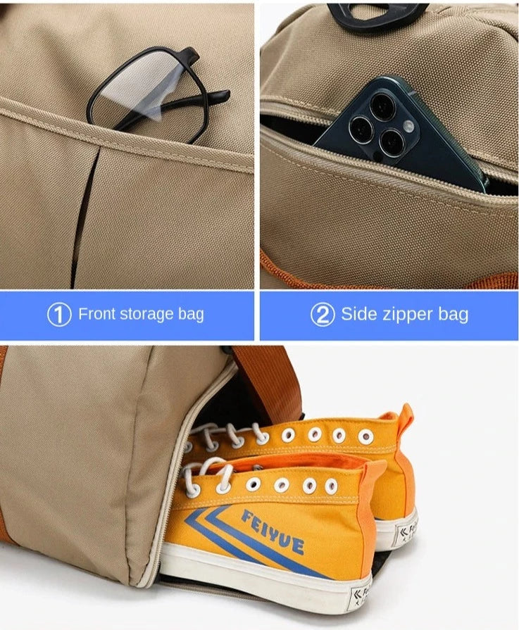 Black Duffel Bag 6