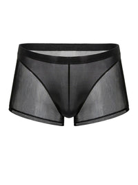 Black Translucent Mesh Boxer Brief (Set of 2)  2