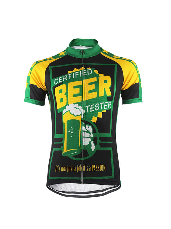 Certified Beer Tester Short Sleeve Cycling Jersey