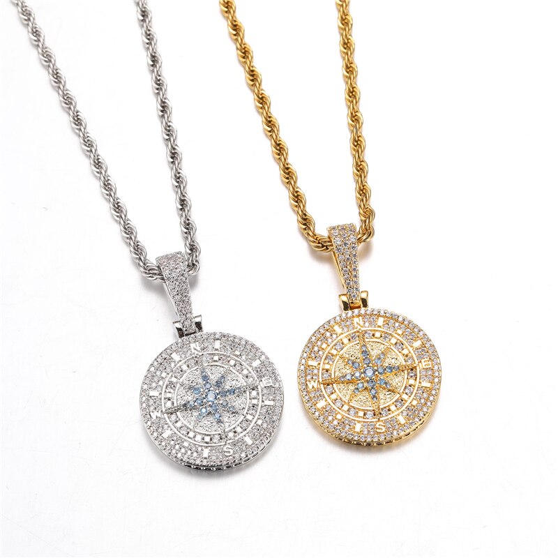 Compass Rope Chain Necklace 7