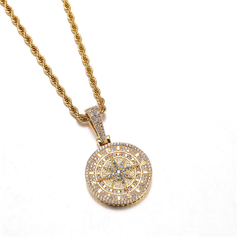 Compass Rope Chain Necklace 5