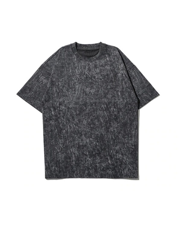 grey tie dye graphic tee