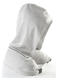 Determinant Hoodie Pillow in Mélange Grey Color