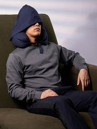 Determinant Hoodie Pillow in Navy Color 5