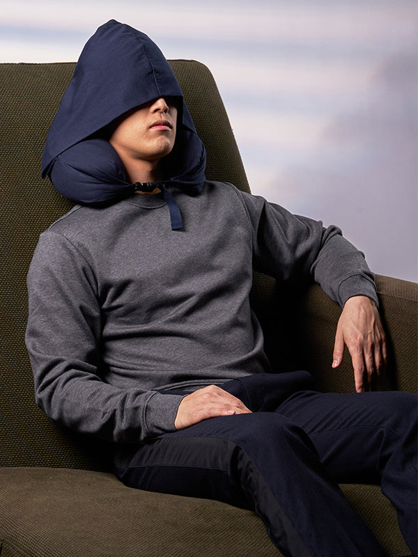 Determinant Hoodie Pillow in Navy Color 5