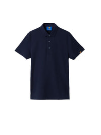 Determinant x FC Barcelona Regal Pique Polo Navy Shirt