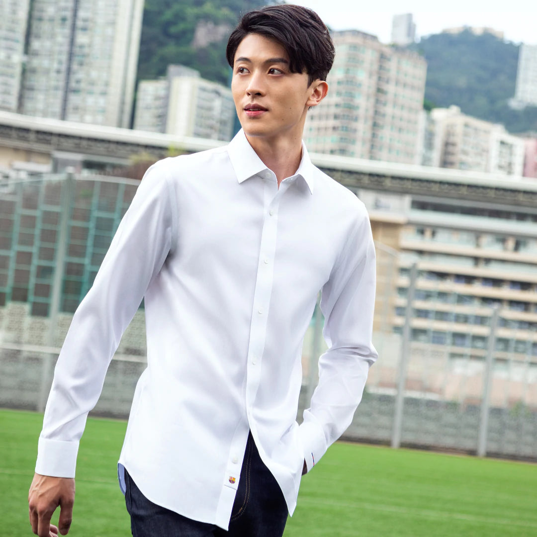 Determinant x FC Barcelona Wrinkle-Free Dress Shirt (Slim Fit) 13