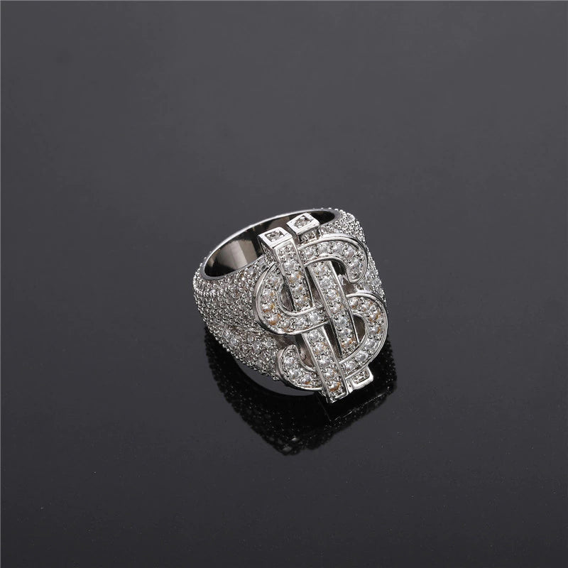 Dollar Sign Ring 8