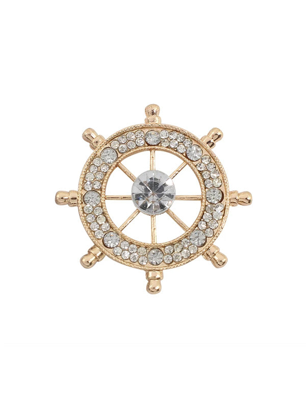 Gold Helm Brooch