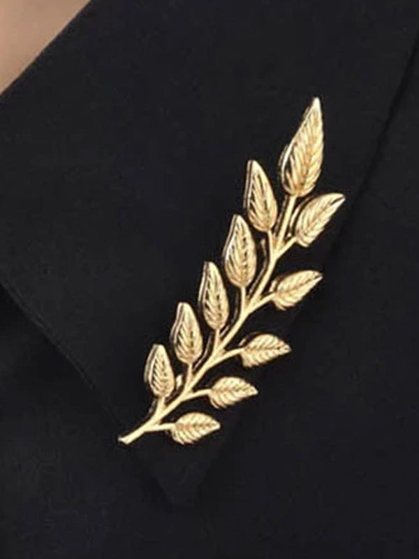 Gold Leaf Brooch 3