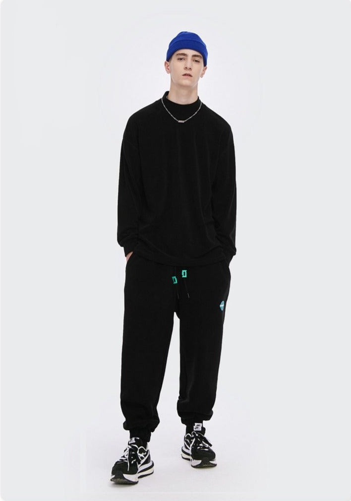 Semi Turtleneck Sweatshirt Black 3