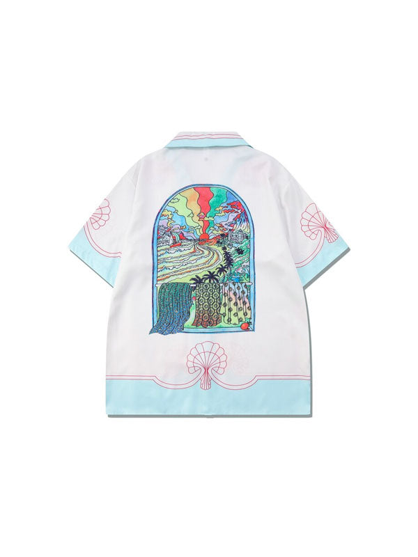 Light Colorful Day Short Sleeve Shirt 2
