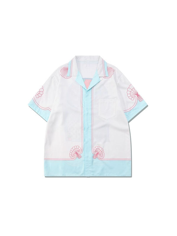 Light Colorful Day Short Sleeve Shirt