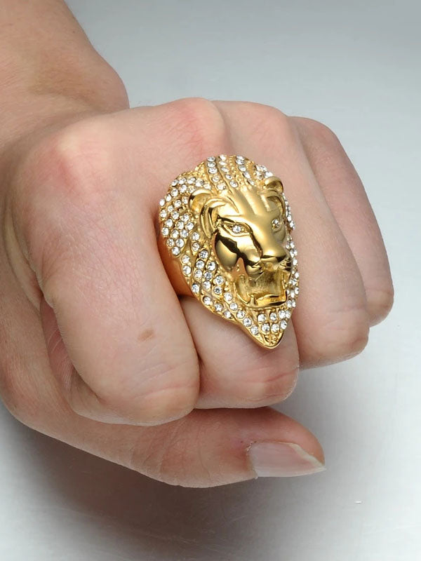 Lion Head Ring