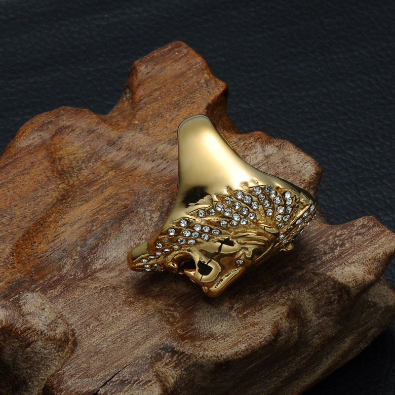 Lion Head Ring 6