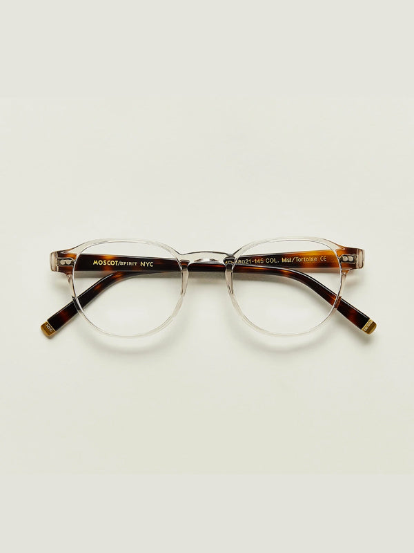 Moscot Arthur Optical Glasses in Mist/Tortoise Color