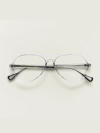 Moscot Korva-TT Optical Glasses in Light Grey/Silver Color