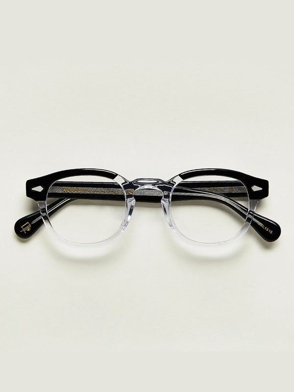 Moscot Lentosh Optical Glasses in Black Crystal Color