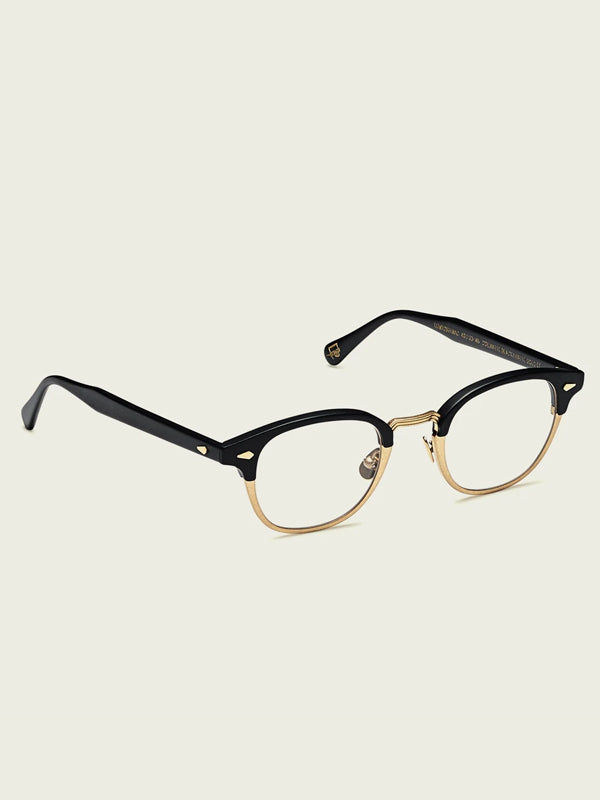 Moscot Lentosh-MAC Optical Glasses in Matte Black/Matte Gold Color