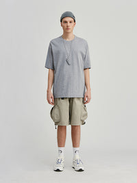 Mid Grey Basic Oversized T-Shirt 3