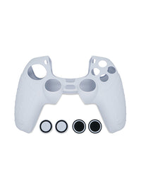 Mobilesteri Silicone Rubber Skin Case & Thumb-Stick Grip Set for PS5™ Game Controller