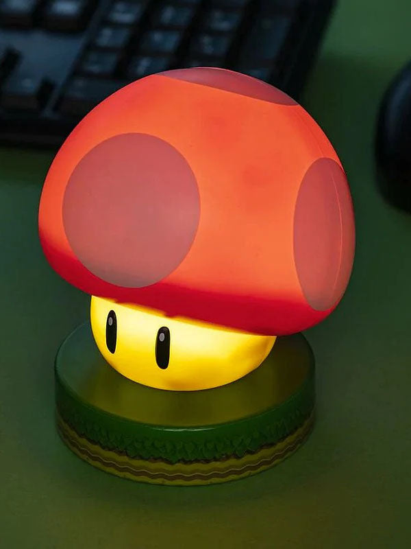 Paladone Super Mario Super Mushroom Icon Light (#002) – THIS IS