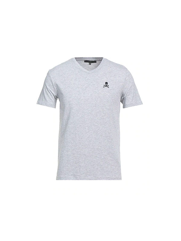 Philipp Plein V-Neck Undershirt in Grey Color