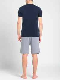 Philipp Plein V-Neck Undershirt in Midnight Blue Color 3