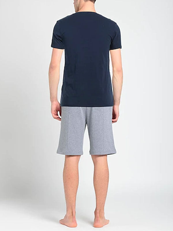 Philipp Plein V-Neck Undershirt in Midnight Blue Color 3
