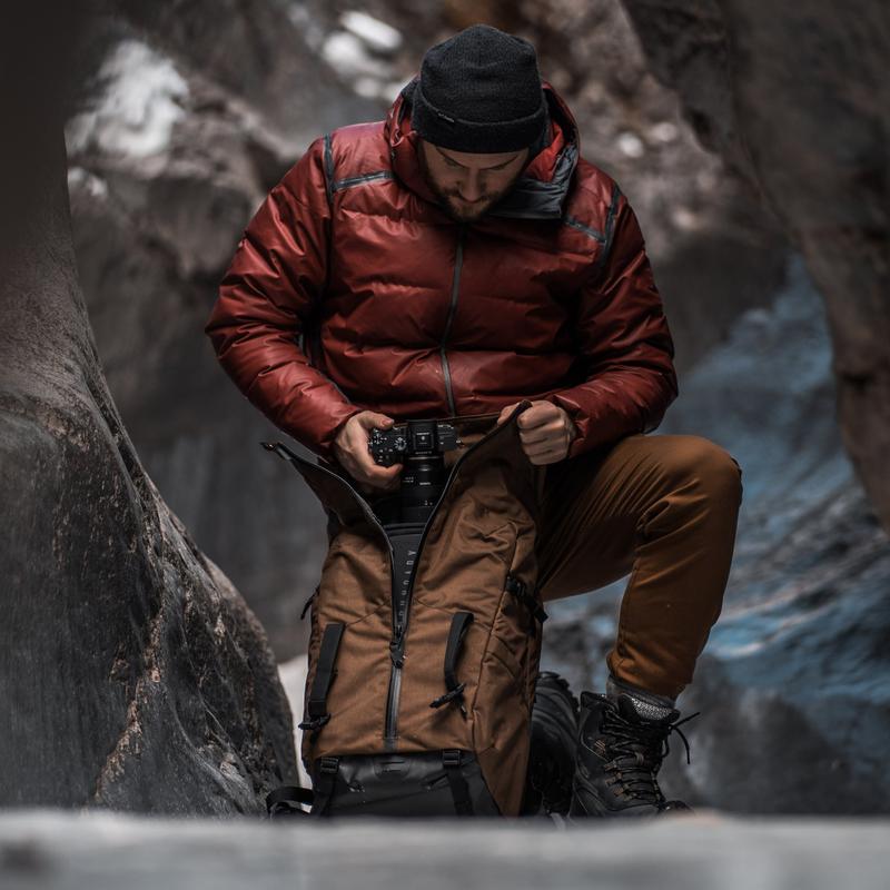 Prima System Modular Travel Backpack in Mojave Tan Color 13