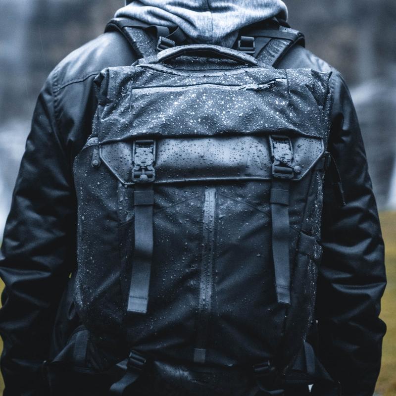 Prima System Modular Travel Backpack in Obsidian Black Color 12