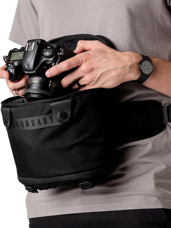 Prima System Modular Travel Backpack in Obsidian Black Color 10