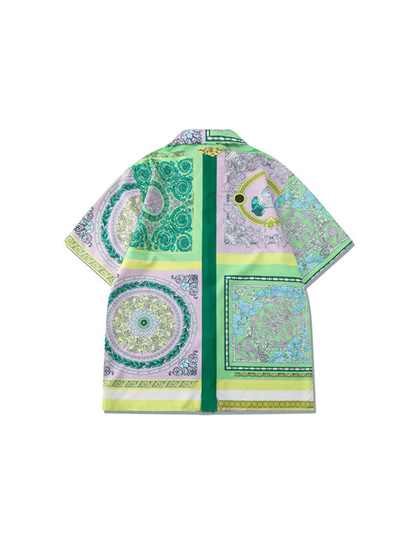 Print Shirt & Shorts Set 3