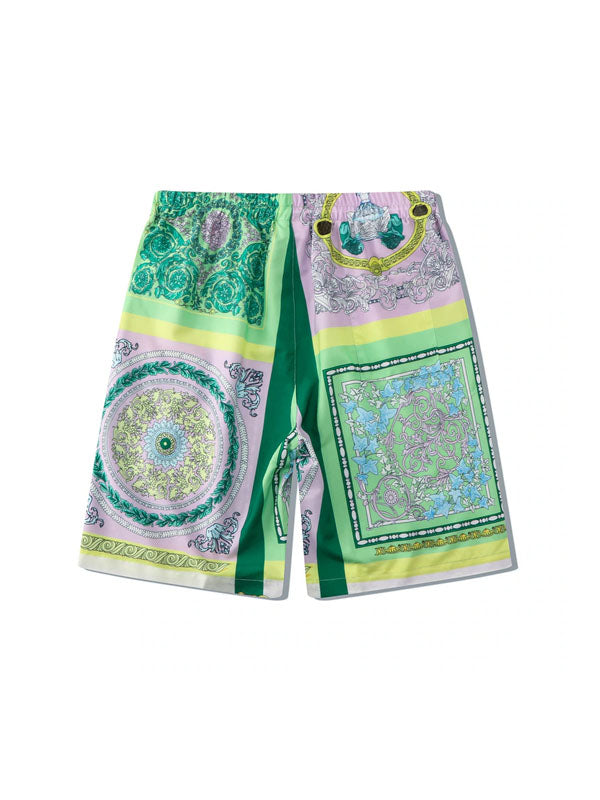 Print Shirt & Shorts Set 5