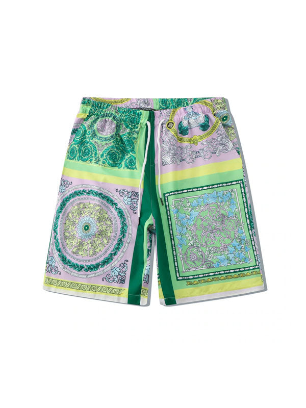 Print Shirt & Shorts Set 4