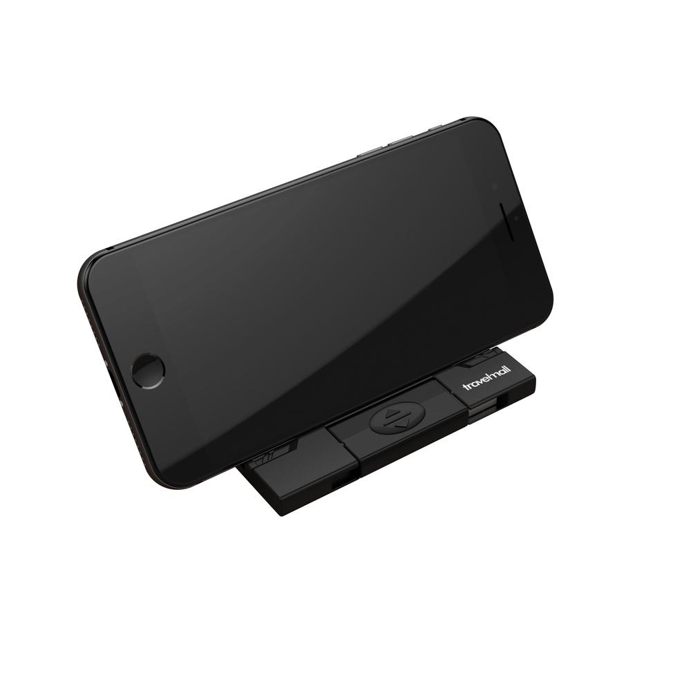 Travelmall Ultra Slim Multi-Storage SIM Card Organizer With Type C OTG Reader